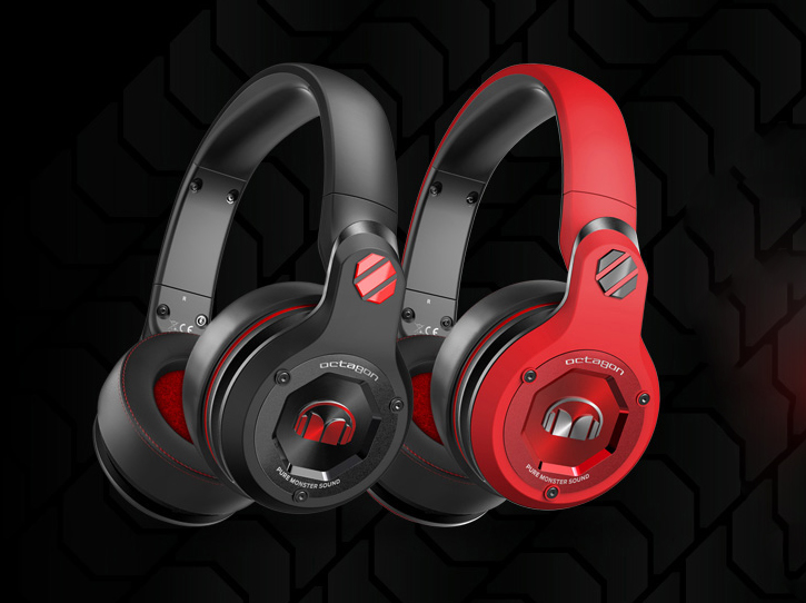 Red hotsell monster earphones